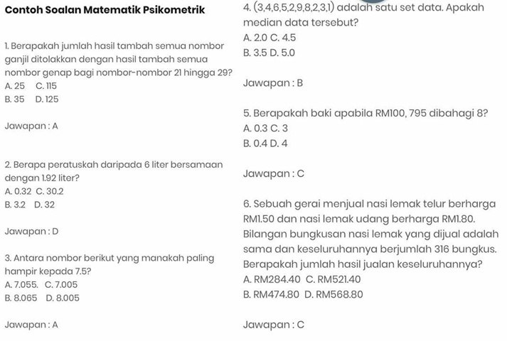 Awas Perangkap Soalan Ujian Psikometrik