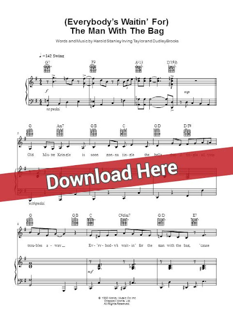 jessie j, everybody's waitin' for the man with the bag, sheet music, piano notes, score, chords, download, keyboard, guitar, tabs, bass, klavier noten, partition, how to play, learn, lesson, guide, tutorial