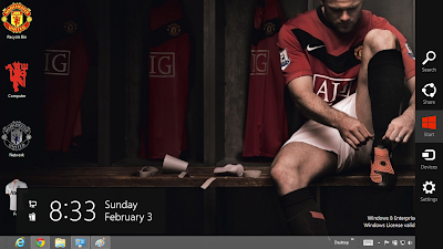 Manchester United 2013 Theme For Windows 8