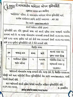 Assistant Professor recruitment- BAOU