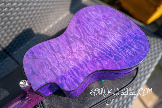 Lanikai Quilted Maple Concert Ukulele back