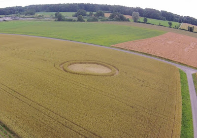 Crop circle fae non alien or ufo Kemmental, Thurgau, Switzerland - 7 July 2016