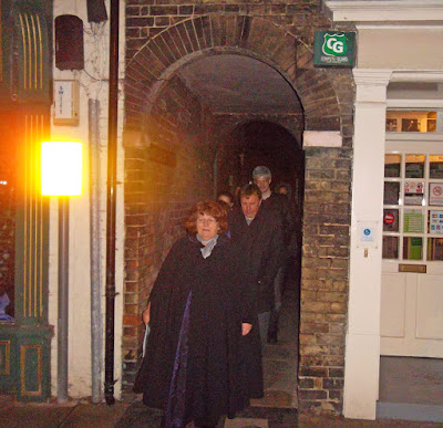 A Brigg Ghost Walk organised by Brigg Amateur Social Historians - BASH. Picture on Nigel Fisher's Brigg Blog