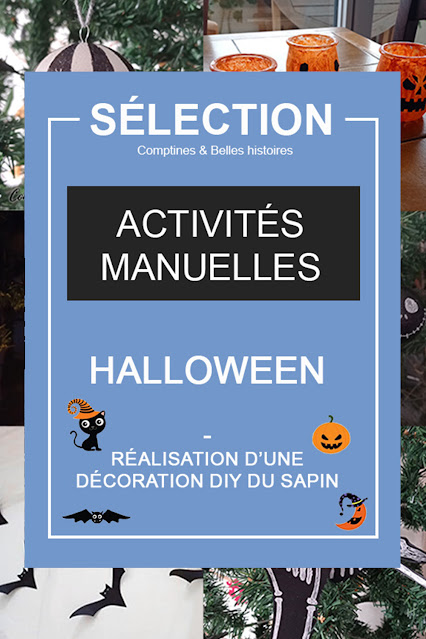 DIY Déco de Sapin d'Halloween façon Noël de Mr Jack de Tim Burton bougies squelette skelligton nightmare before christmas tree