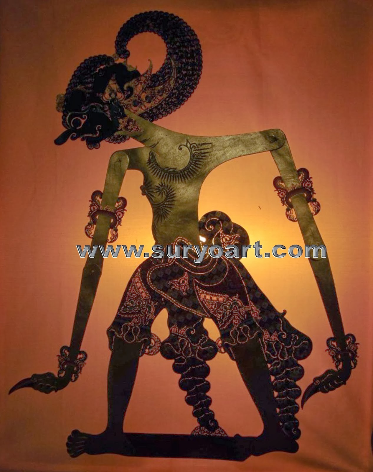 Kerajinan Wayang Kulit Souvenir Khas Jawa SURYO ART 0913