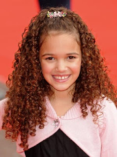 Kids Curly hair style idea