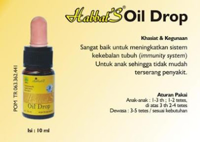 Habbats oil drop - Obat Tetes THT & Penyakit Lainya