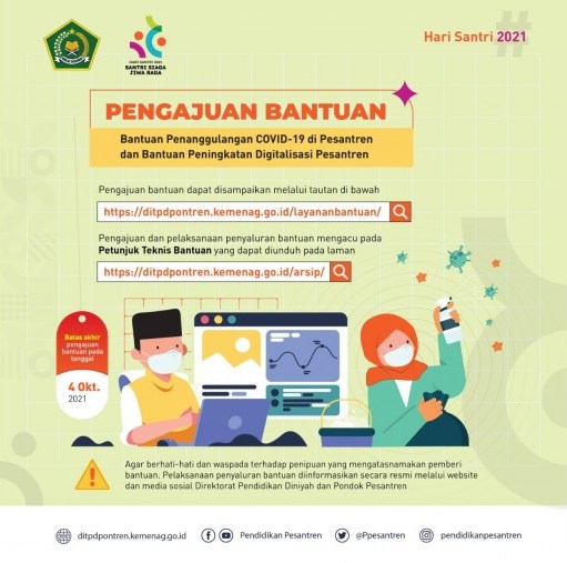 pengajuan bantuan pesantren 2021