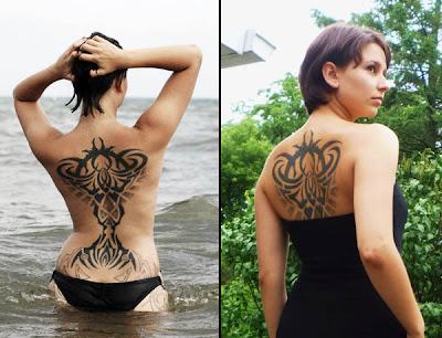 Sexy Tribal Back Piece