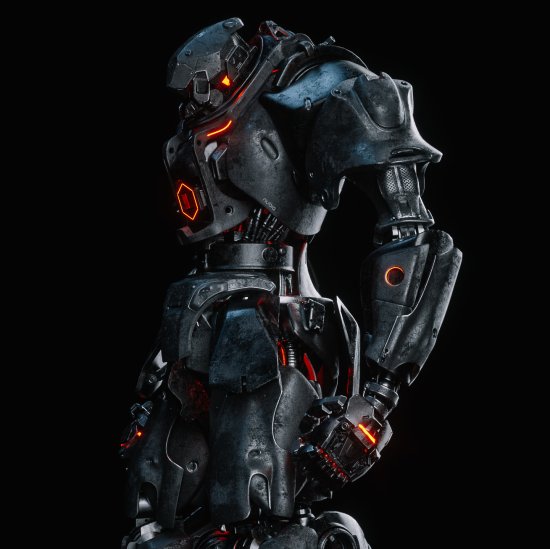 Mark Chang artstation artes conceituais modelos 3d ilustrações ficção científica sombria robôs cyberpunk futurista