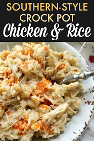 Southern Style Crock Pot Chicken & Rice