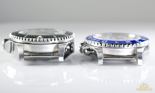 Photo of Rolex Deepsea and Yacht-Master II Cases Side by Side