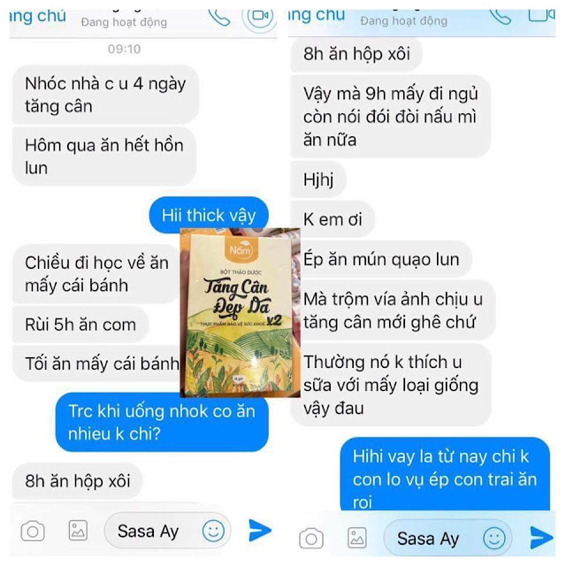 420k - Tăng cân đẹp da x2 Nấm - Hoài Thương Organic