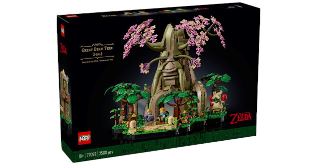 Embalagem do LEGO The Legend of Zelda Great Deku Tree 2-in-1 Set