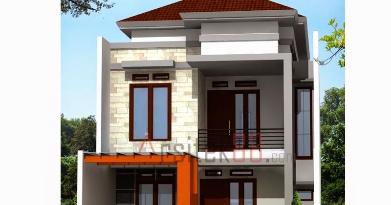  Desain  Rumah  Minimalis  2 Lantai Ukuran  7 X 15 Gambar 