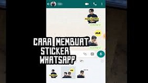 Cara Menambah Stiker  di WhatsApp  Android 2021 Cara1001
