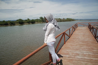 menikmati keidahan hutan mangrove