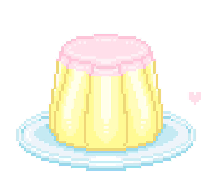 pixel art pudding