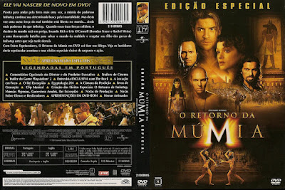 Filme O Retorno Da Múmia (The Mummy Returns) DVD Capa