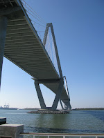 View of Ravenel Bridge from the Park