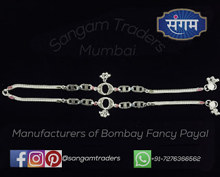 bracelet piece silver payal