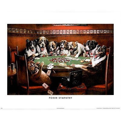 Dogs+playing+poker+artist