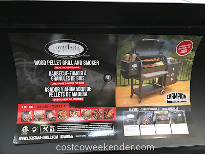 Costco 1500153 - The Louisiana Grills Wood Pellet Grill and Smoker opens up a whole new world to outdoor cooking