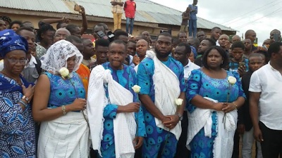 Former Super Eagles Coach, Stephen Keshi Buried Amid Tears In Delta State (See Photos)