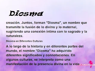 significado del nombre Diosma