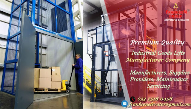Industrial Goods lift Manufacturer Company.