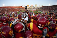 USC prepares to take the field in 2009