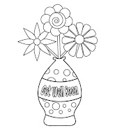 Coloring pages of get well soon for children