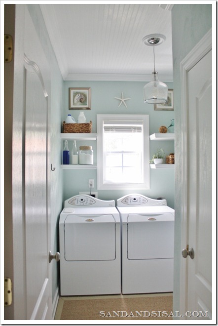 Laundry Room Makeover - Sand and Sisal