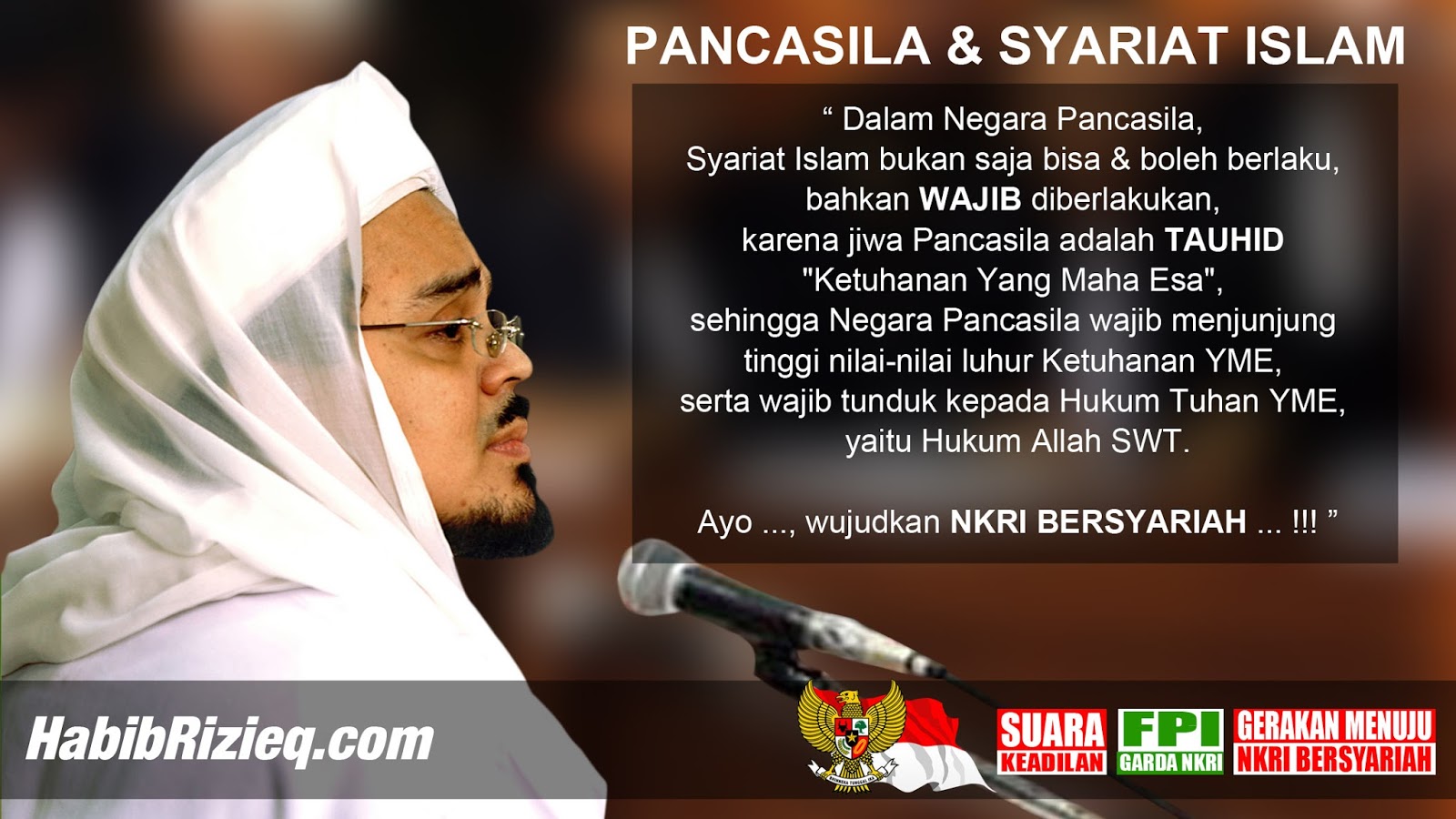 Habib Rizieq Tahun 2020 Syariat Islam Bisa Jalan Di Indonesia