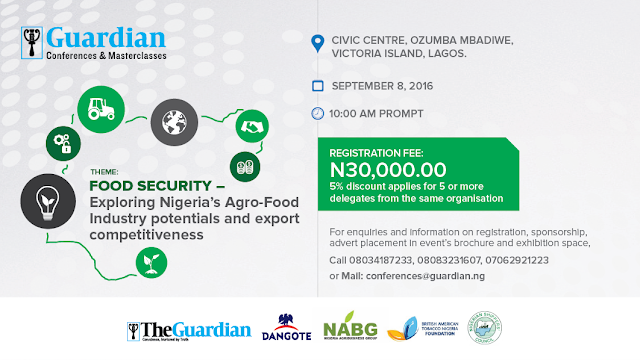 The Guardian To Host Its Maiden Agribusiness Forum