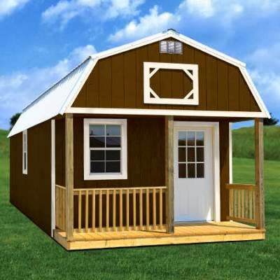 Sweatsville: 12' x 24' Lofted Barn Cabin in SketchUp