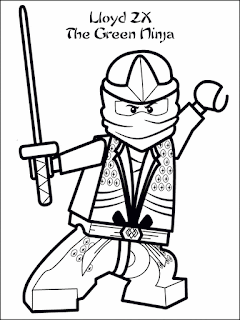 Desenhos do Ninjago Lloyd para Colorir