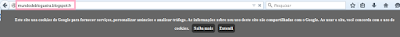 Aviso do Blog sobre cookies:  União Europeia sobre cookies