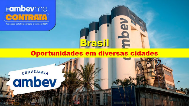 Ambev abre vagas para Programas de Estágios de Trainee em Viamão e diversas cidades do Brasil