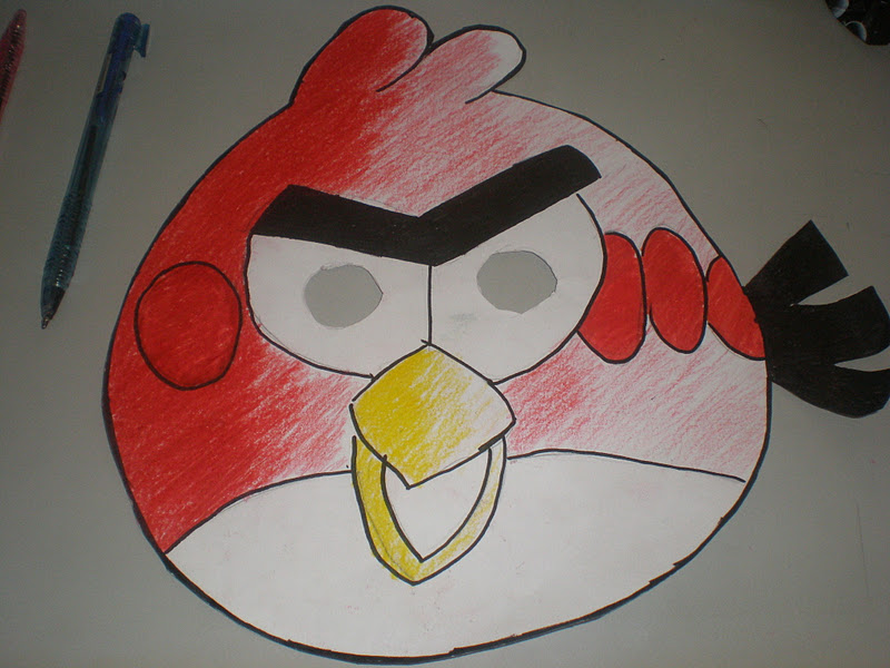 Chang Siew Yee Topeng Angry Bird