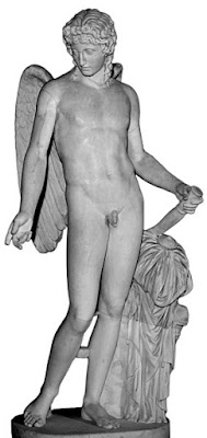 Homossexualidade na Grécia Antiga - Eros Farnese, baseado na famosa (e perdida) estátua colossal do Eros de Praxíteles