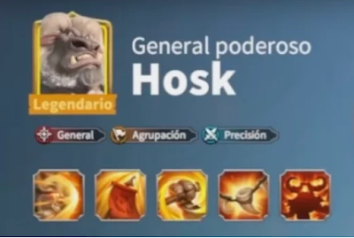 Kỹ năng của anh hùng Hosk