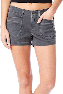 low rise women's denim shorts