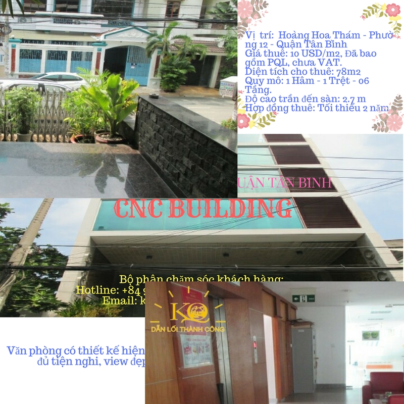 Cho thuê văn phòng quận Tân Bình CNC Building