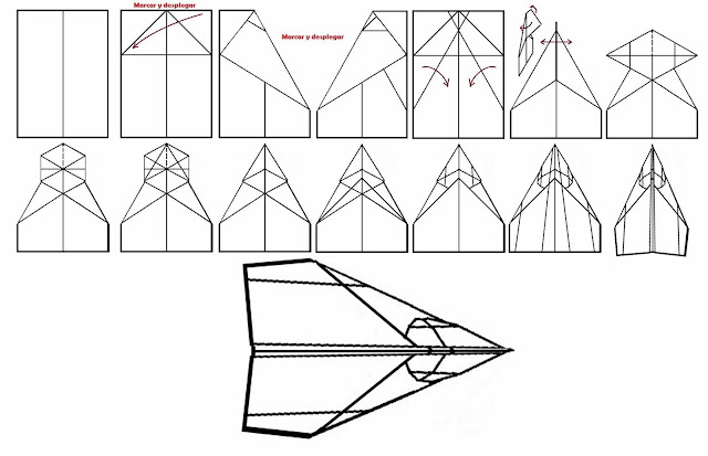 Avión de papel Wing 5