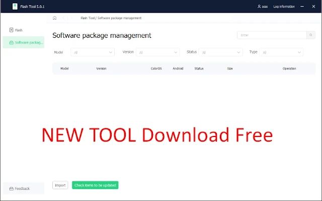 OPPO After Sale Flash Tool V5.0.1 Crack 2024 Download
