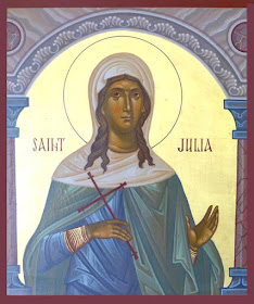 Αποτέλεσμα εικόνας για Virgin Martyr Julia of Carthage