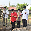 Bupati Batu Bara Ir.H.Zahir.MAP Letakkan Batu Pertama Pembangunan Musholla Al - Irsyad