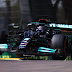 Lewis Hamilton logra su pole 99 en Imola