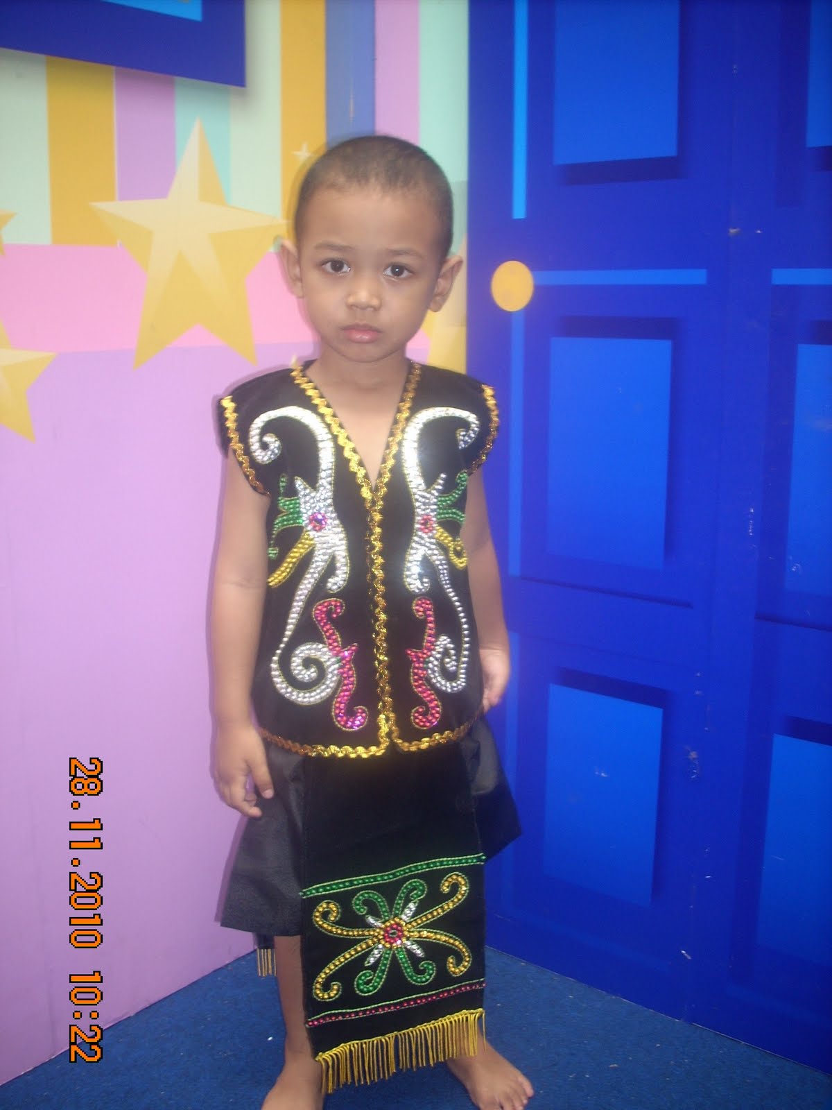 ECHE COLECTION Baju Adat Dayak  for boy